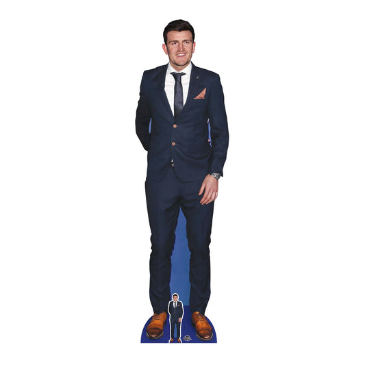 Harry Maguire Cardboard Cutout Height 195cm Lifesize With Mini