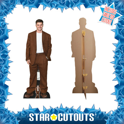 Mason Mount Cardboard Cutout Height 182cm Lifesize With Mini