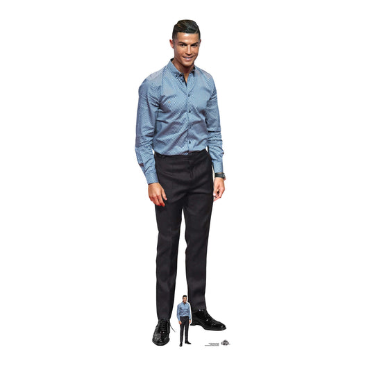Cristiano Ronaldo Cut Out Height 188cm Lifesize With Mini