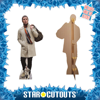 Liam Gallagher Cardboard Cutout Life Size Height 180cm With Mini