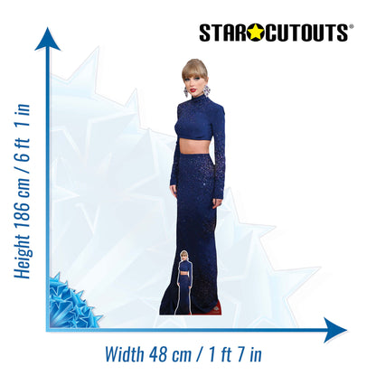 Taylor Swift Cutout Lifesize Crop Top Height 186cm Cardboard Cut Out