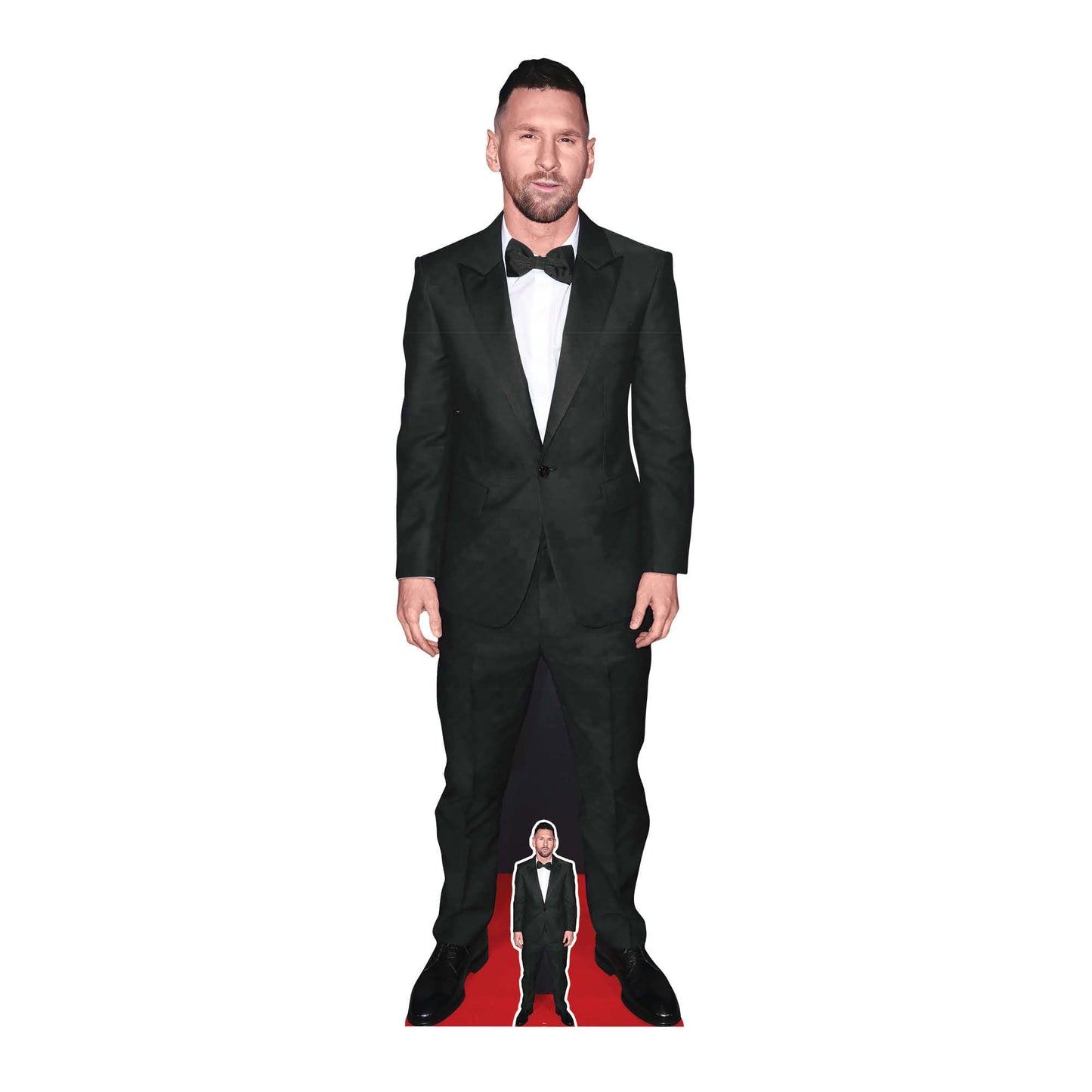 Lionel Messi Cardboard Cut Black Suit Height 170cm Lifesize With Mini