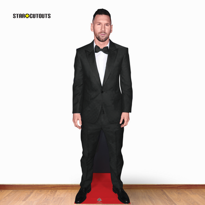 Lionel Messi Cardboard Cut Black Suit Height 170cm Lifesize With Mini