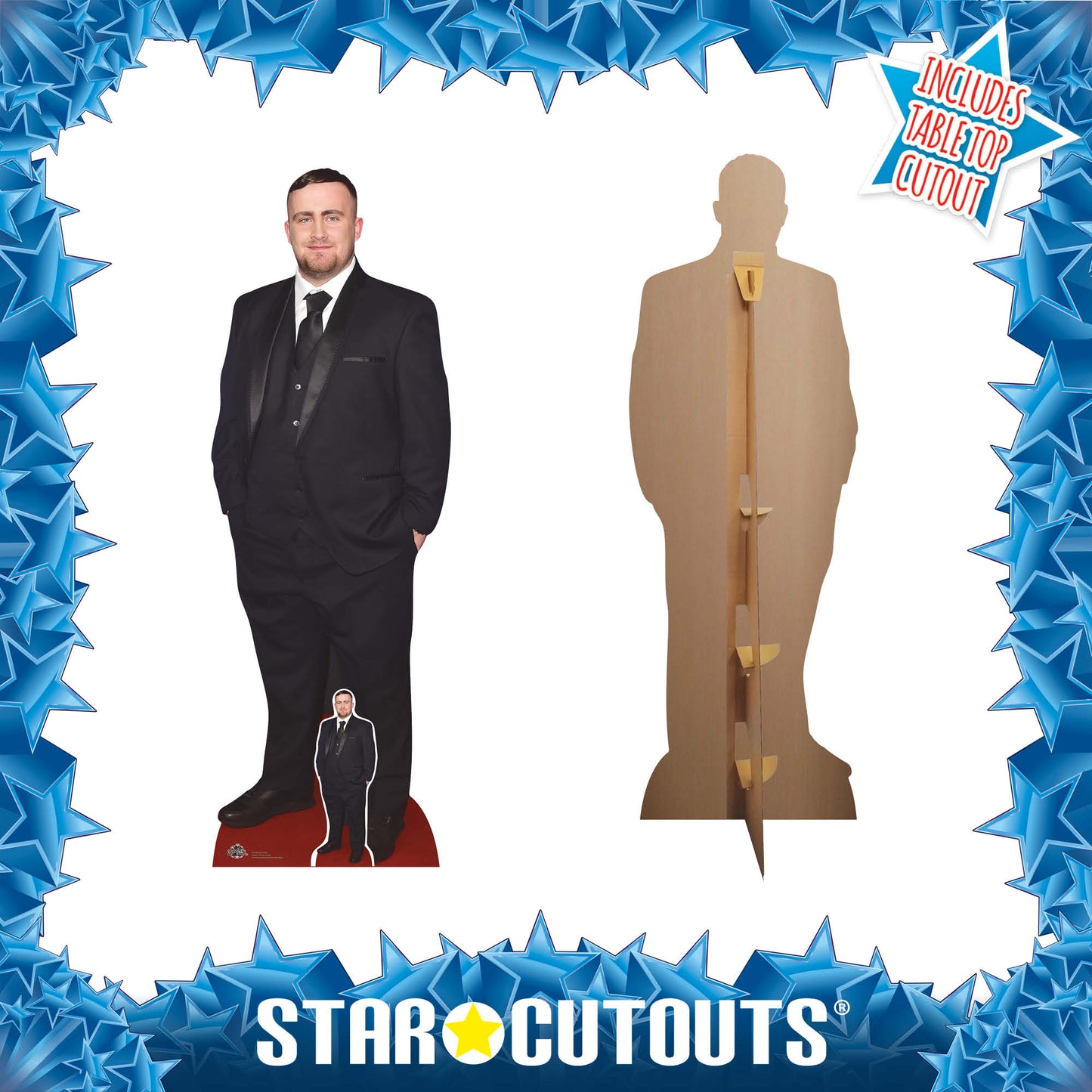 Luke Littler Cardboard Cutout Life Size Height 171cm