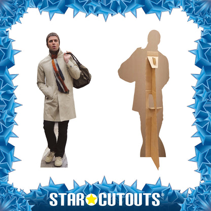 Liam Gallagher Cream Jacket Mini Cardboard Ctuout Height 90cm