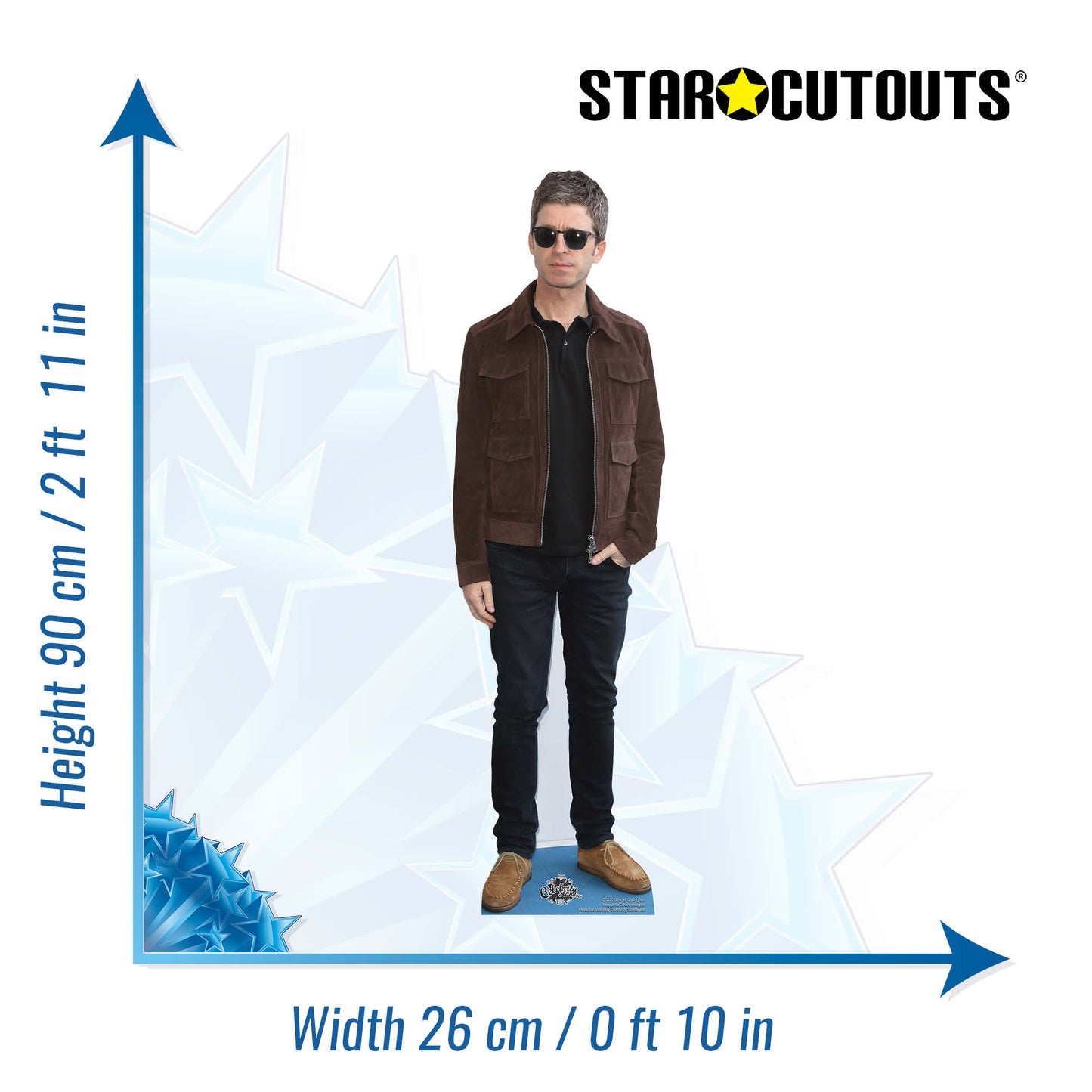 Noel Gallagher Mini Cardboard Cutout Height 90cm