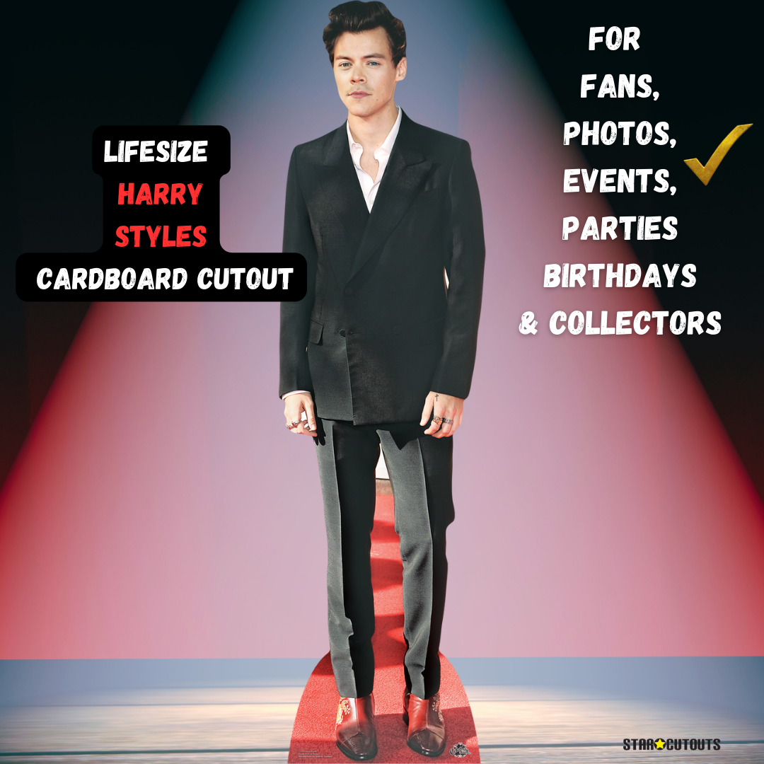 Harry Styles Cut Out Full Size Height 182cm Lifesize Cardboard