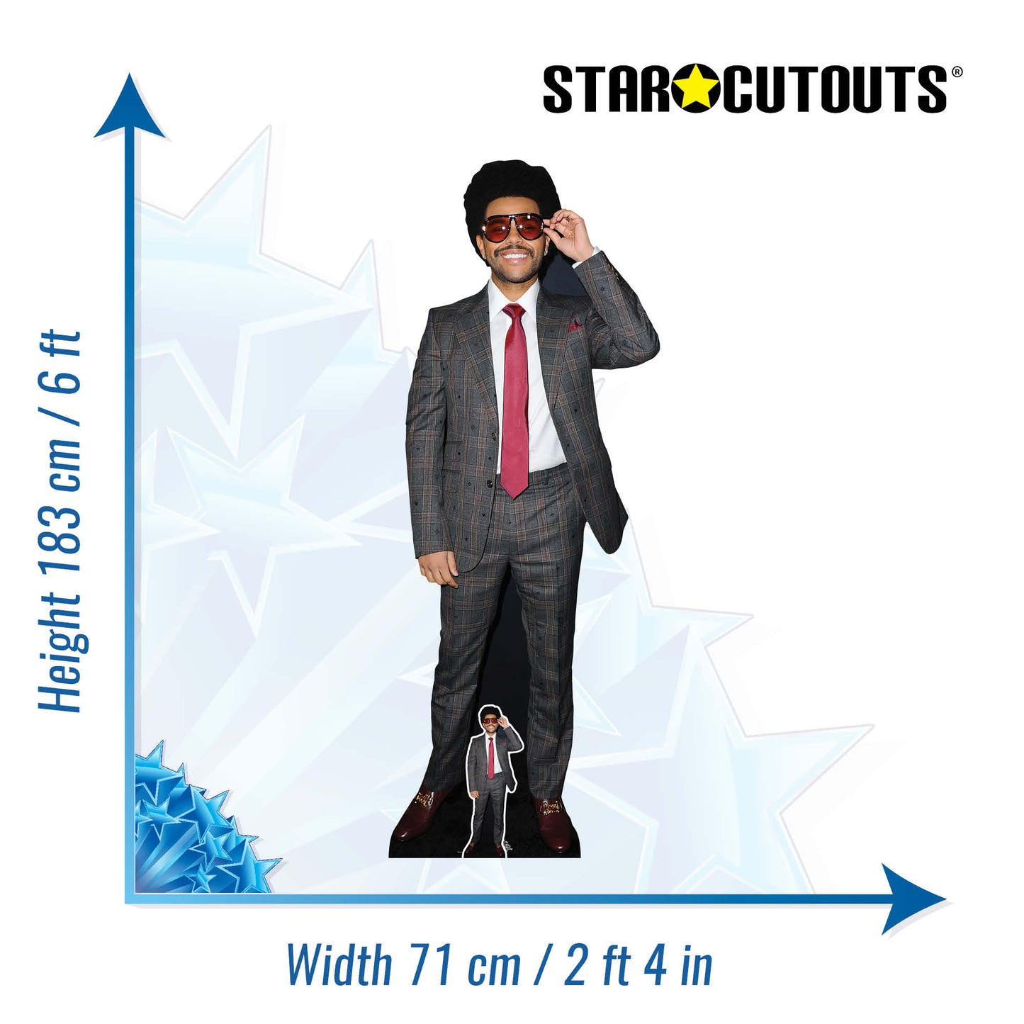 The Weeknd Cardboard Cutout Height 183cm Life Size Cut Out