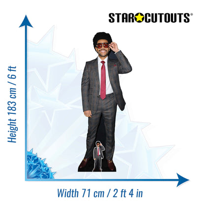 The Weeknd Cardboard Cutout Height 183cm Life Size Cut Out
