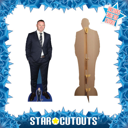 Wayne Rooney Cardboard Cutout Height 177cm Lifesize Cut Out With Mini