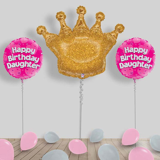 Happy Birthday Daughter Balloon Package