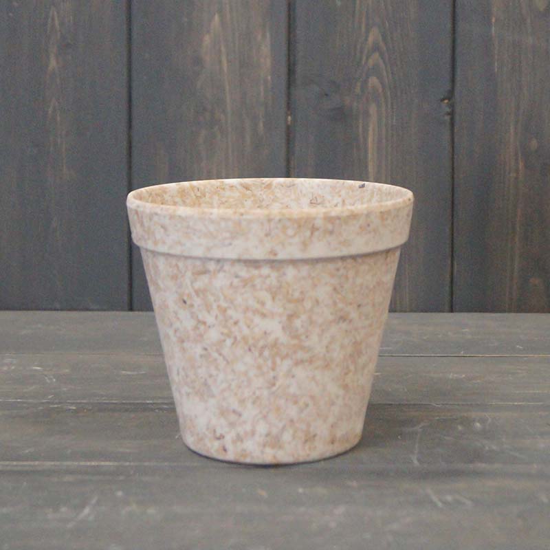 Eco-Friendly Oatmeal Plant Pot (11cm) | Party Save Smile