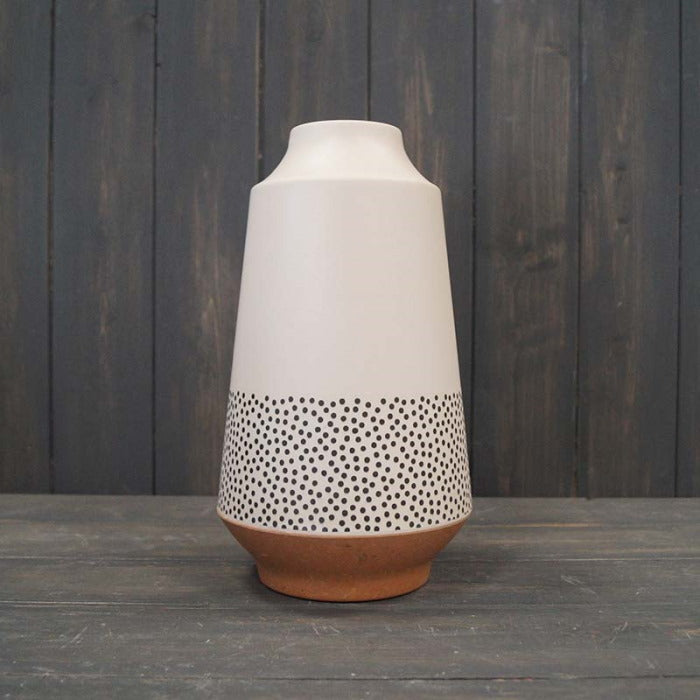 Nordic Dotty Bamboo Vase Sustainable 26.5cm | Party Save Smile