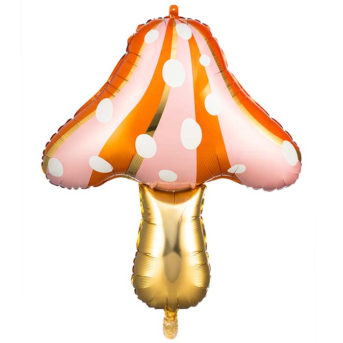 Red Mushroom Shaped Foil Balloon 66x75cm | Party Save Smile