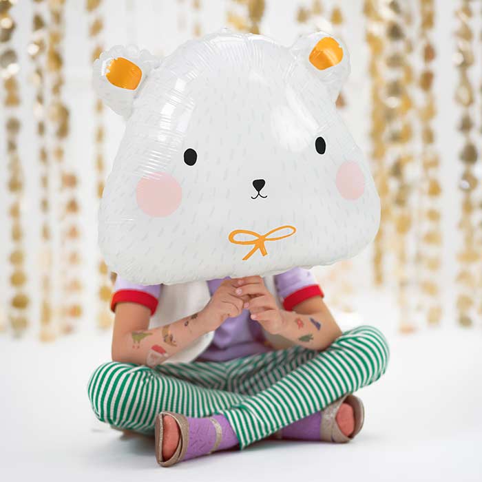 Polar Bear Foil Balloon 51x45cm