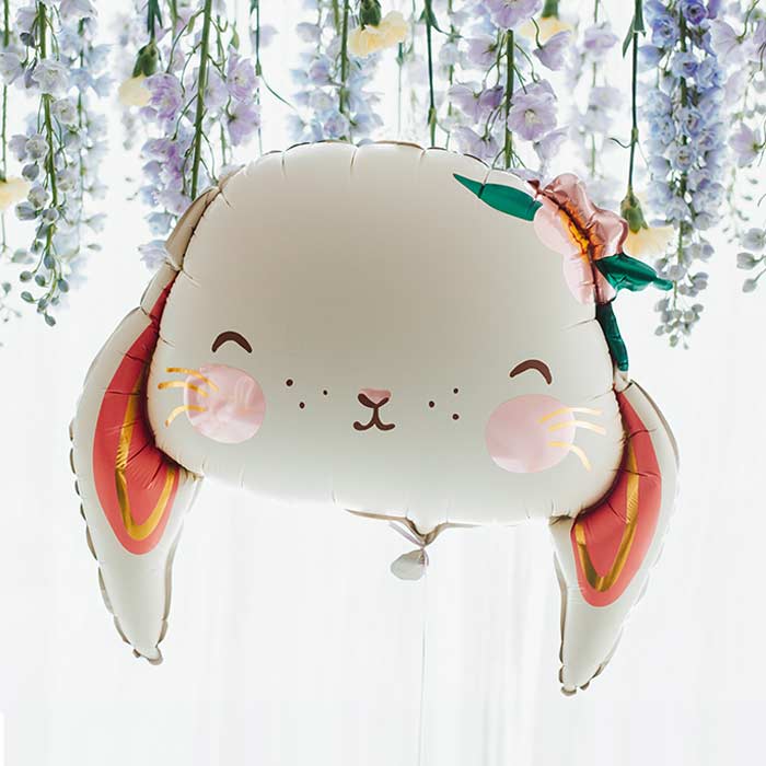 Rabbit Head Foil Balloon 65x55 cm