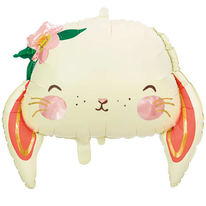 Rabbit Head Foil Balloon 65x55 cm | Party Save Smile