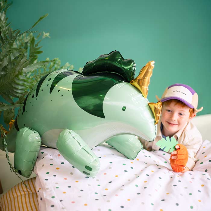 Triceratops Foil Balloon 101 x 60.5cm Air Fill