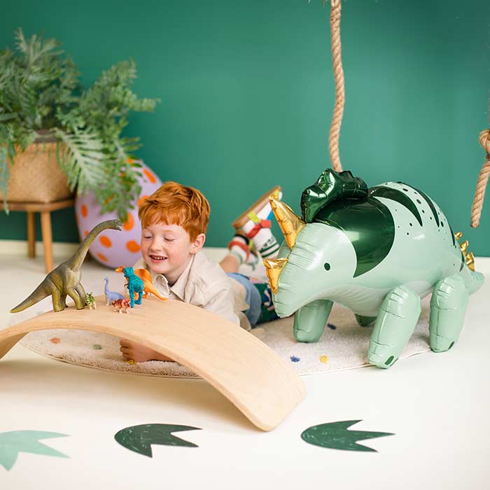 Triceratops Foil Balloon 101 x 60.5cm Air Fill