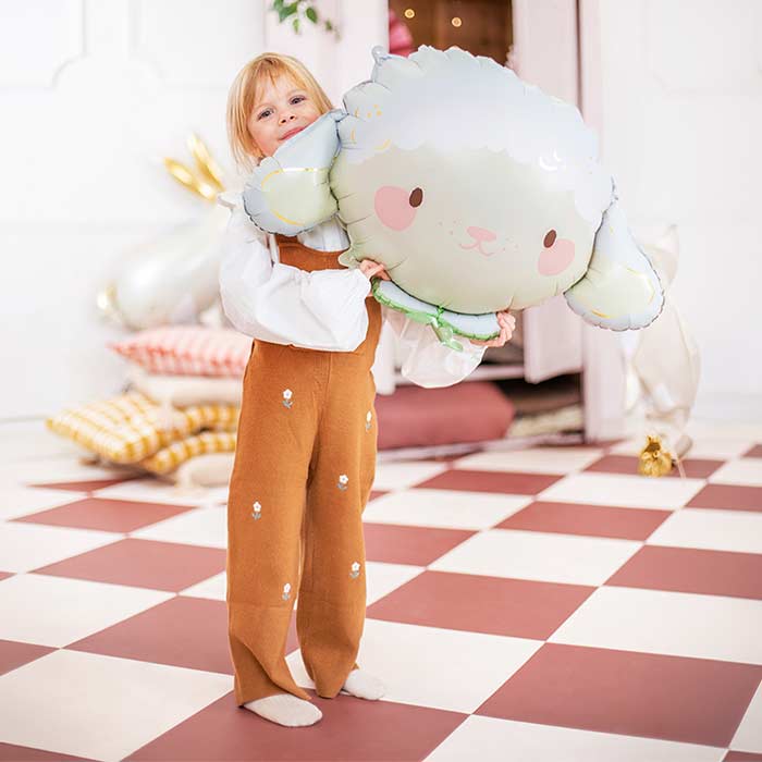 Sheep Shaped Foil Balloon 87x57.5 cm