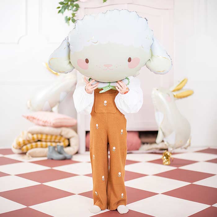 Sheep Shaped Foil Balloon 87x57.5 cm