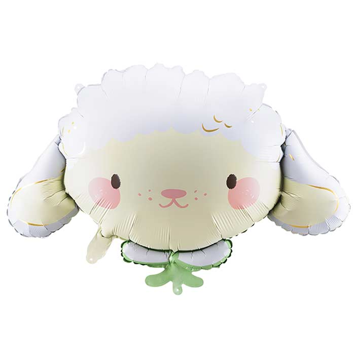 Sheep Shaped Foil Balloon 87x57.5 cm | Party Save Smile