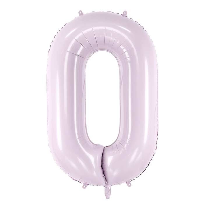 Lilac Number Balloons 0-9 - 28 inches