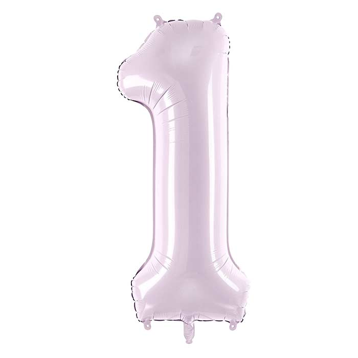 Light Purple 1 Number Balloon 28 Inches | Party Save Smile