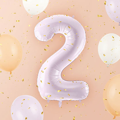 Light Purple 2 Number Balloon 28 Inches