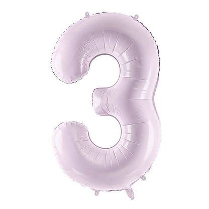 Light Purple 3 Number Balloon 28 Inches | Party Save Smile