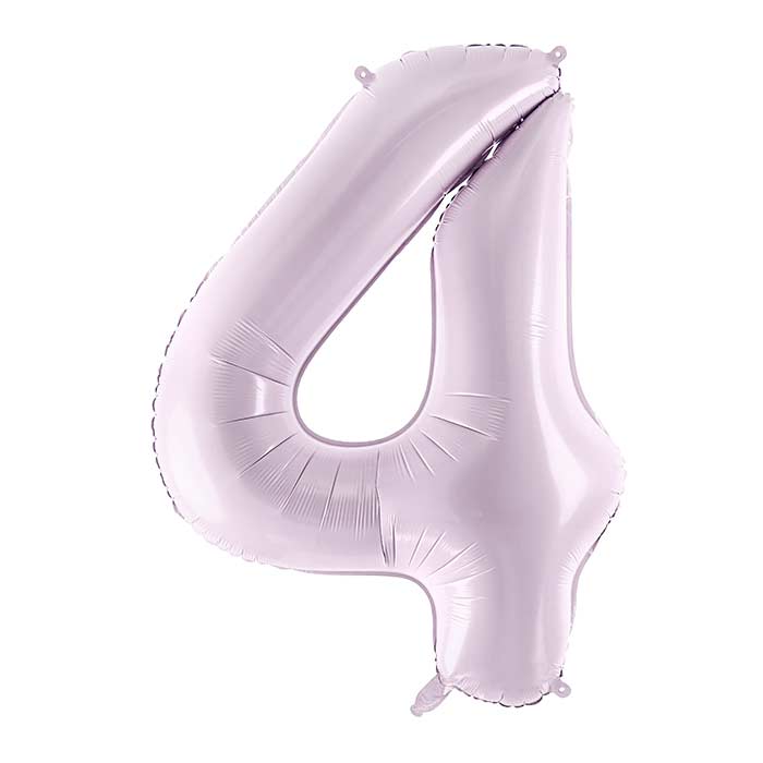 Lilac Number Balloons 0-9 - 28 inches