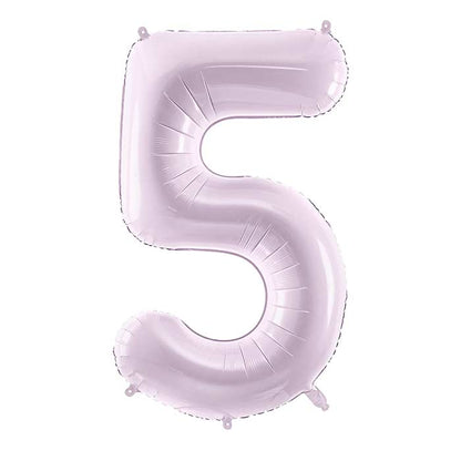 Lilac Number Balloons 0-9 - 28 inches