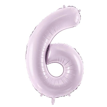 Light Purple 6 Number Balloon 28 Inches | Party Save Smile