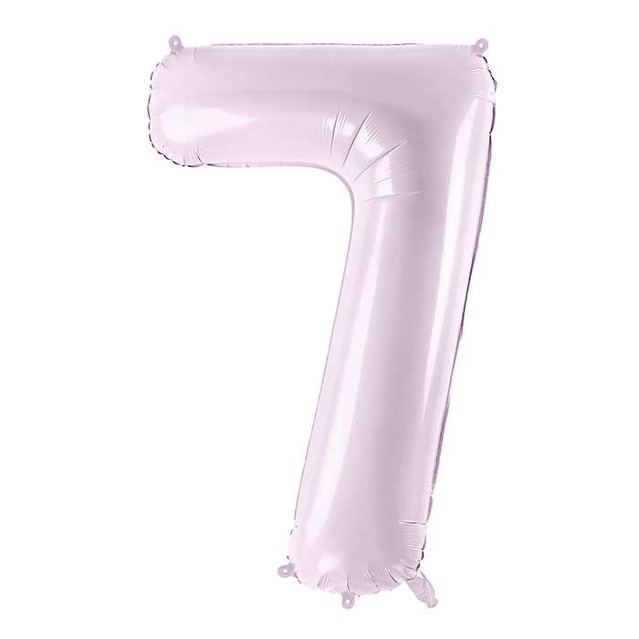 Light Purple 7 Number Balloon 28 Inches | Party Save Smile
