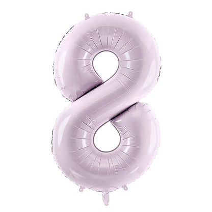 Light Purple 8 Number Balloon 28 Inches | Party Save Smile
