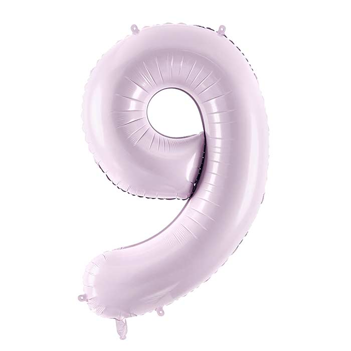 Light Purple 9 Number Balloon 28 Inches | Party Save Smile