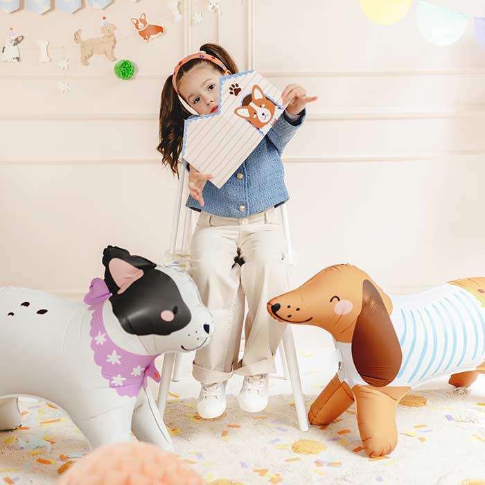 Corgi Foil Balloon 88x70 cm Air Fill
