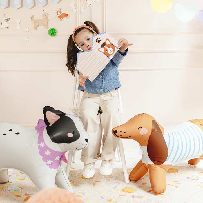 Dachshund Foil Balloon 89x58 cm Air Fill