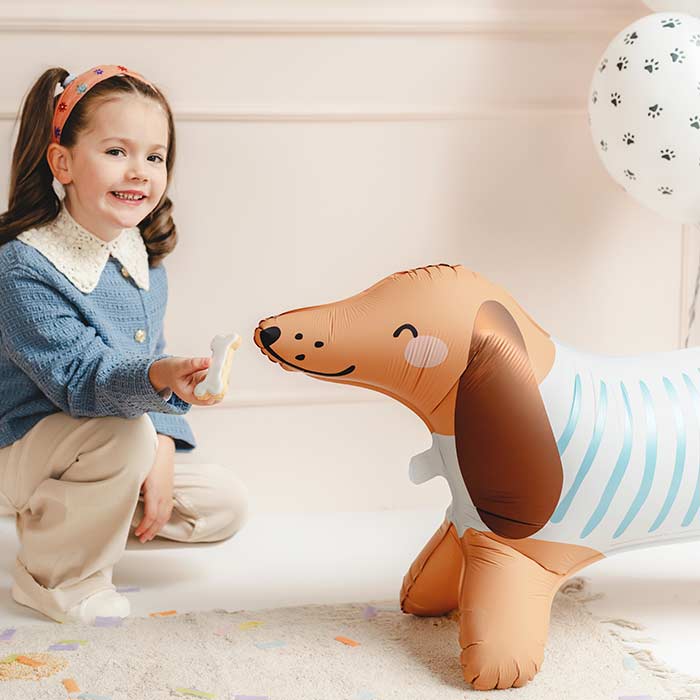Dachshund Foil Balloon 89x58 cm Air Fill