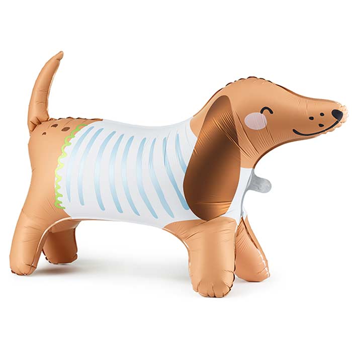 Dachshund Foil Balloon 89x58 cm Air Fill | Party Save Smile