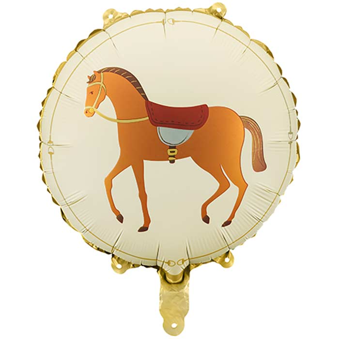 Brown Horse Foil 18 Inch | Party Save Smile