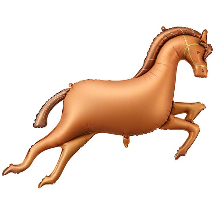 Brown Horse Foil Balloon 125x100cm | Party Save Smile