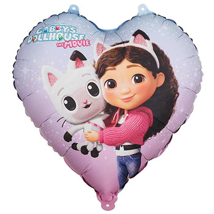 Gabby Dollhouse Heart Balloon 18 Inch | Party Save Smile