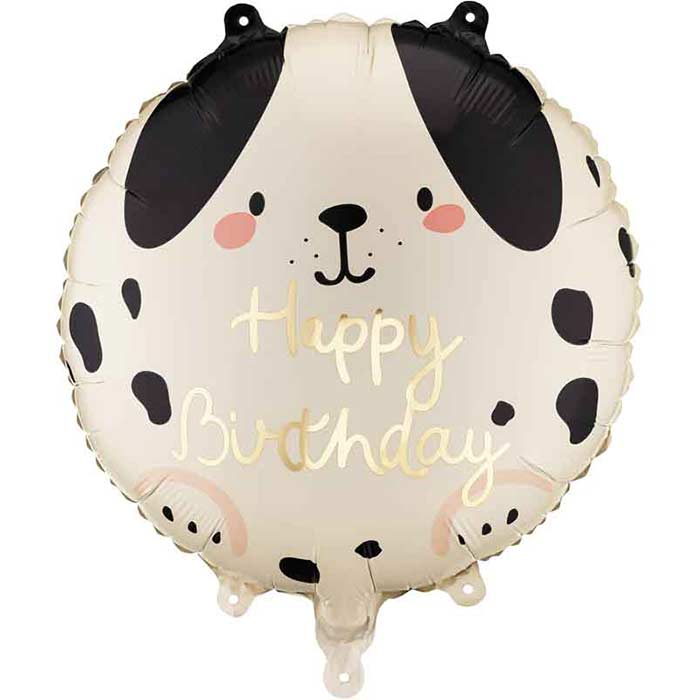 Spotty Dog Happy Birthday Foil Balloon 18 Inches | Party Save Smile