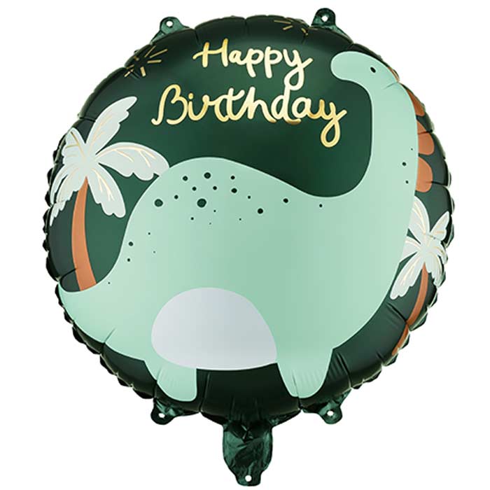 Brontosaurus Happy Birthday Foil Balloon 18 Inch | Party Save Smile