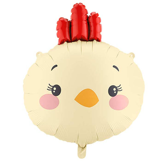 Chicken Head Foil Balloon 51x59 cm | Party Save Smile