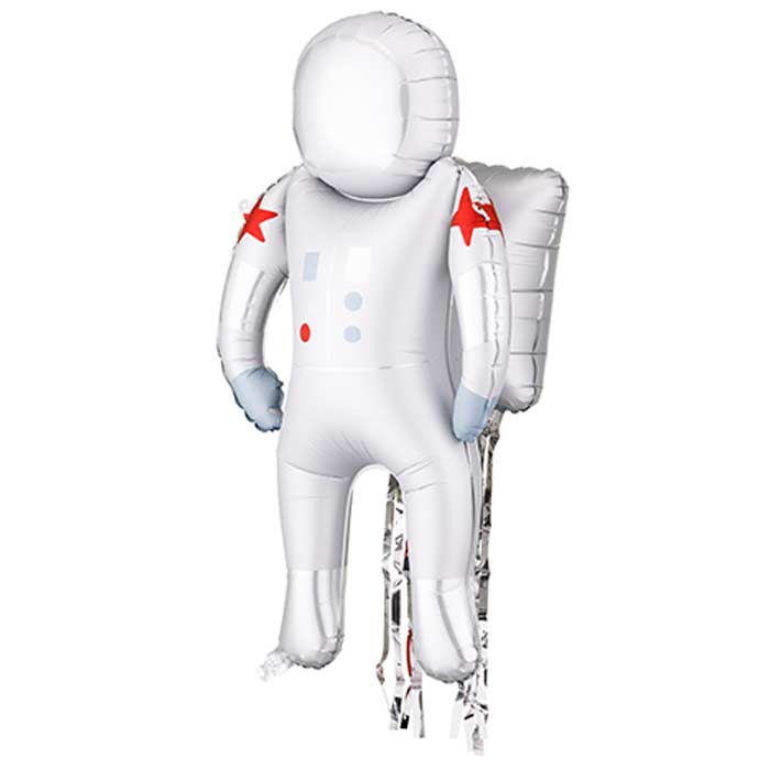 Astronaut with Jetpack Foil Balloon 45x81 cm Air Fill | Party Save Smile