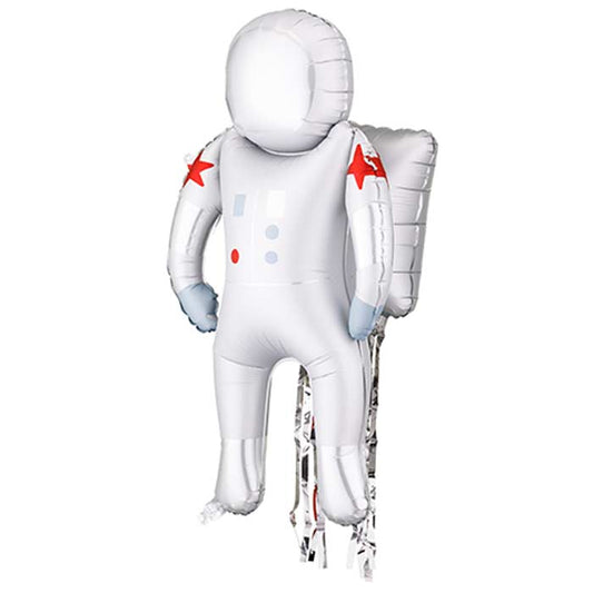 Astronaut with Jetpack Foil Balloon 45x81 cm Air Fill | Party Save Smile