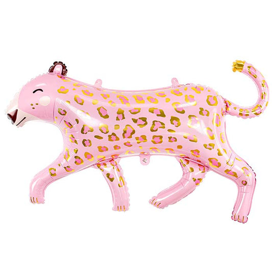 Pink Leopard Foil Balloon 114x80 cm | Party Save Smile