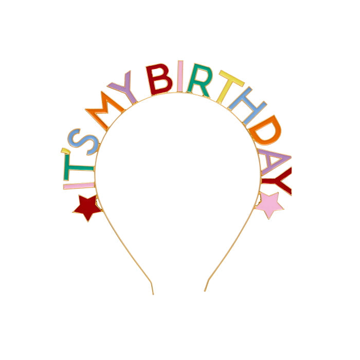 Bright Banquet 'It's My Birthday' Metal Headband